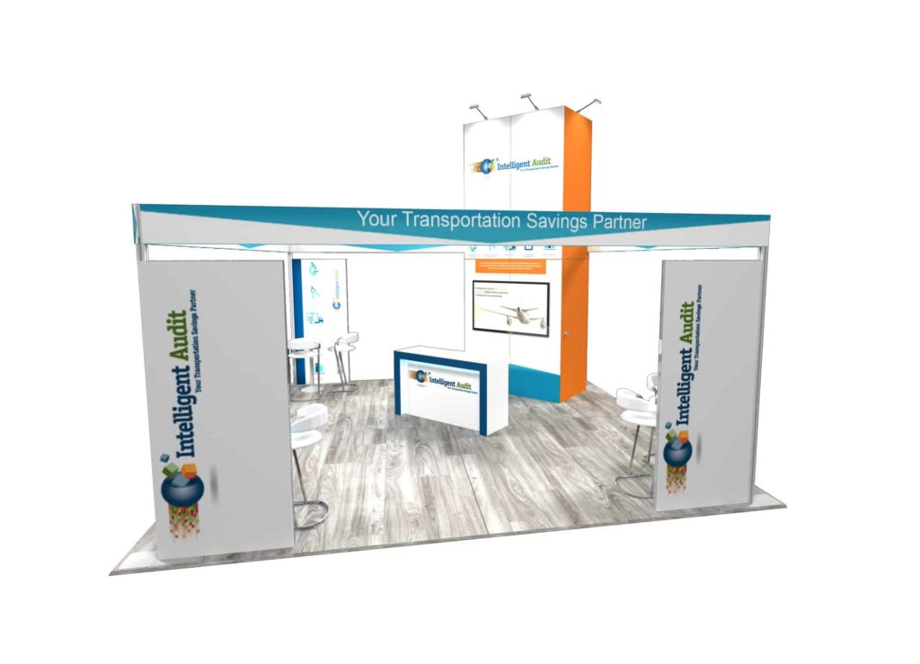 20x20 booth rental
