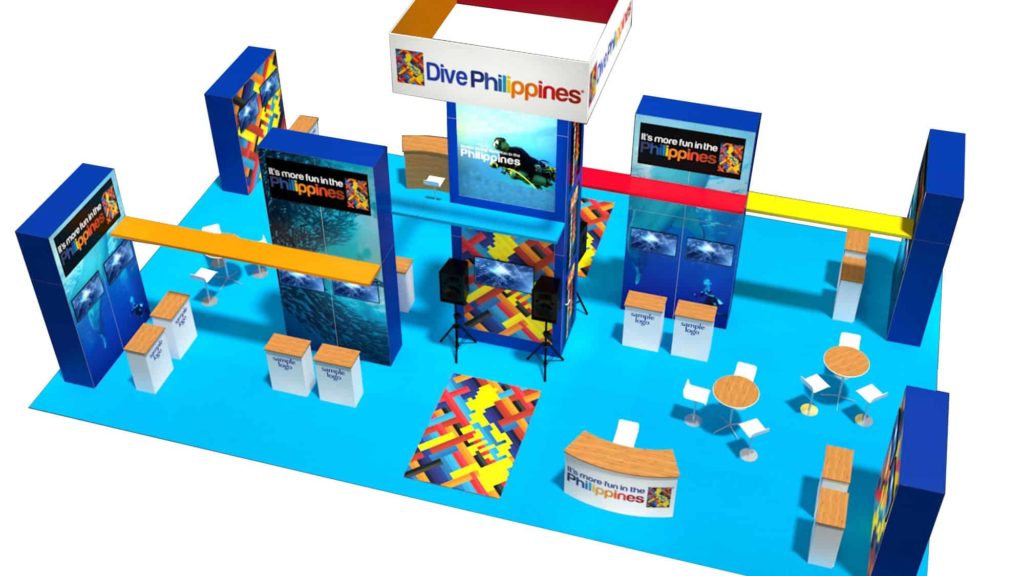 30x50 booth rental