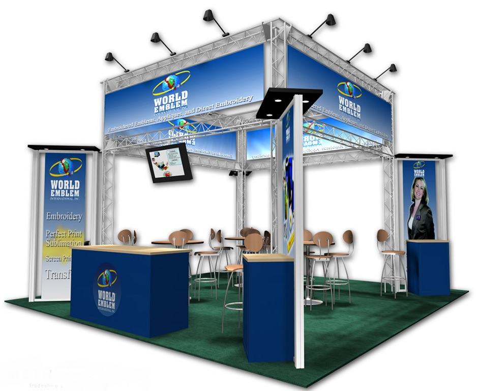 trade show 20x20 rental booth